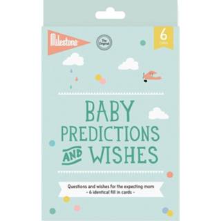 👉 Babyshower active baby's Milestone Wishes - Invulkaarten (Engelstalig) 8718564767698
