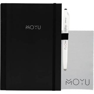 👉 Notitieboek zwart active MOYU Uitwisbaar Premium A5 - Business Black 8719326411194