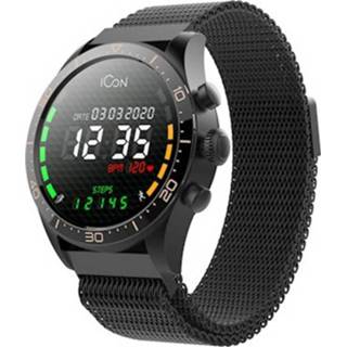 👉 Smartwatch zwart Forever Amoled Icon Aw-100 Black 7061117817687