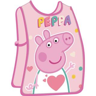 👉 Roze PVC Nickelodeon Kliederschort Mouwloos Peppa Pig One-size 8430957138655