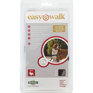 👉 Hondentuigje zwart nylon One Size Color-Zwart Altranet Easy Walk 62-86 cm 729849153929