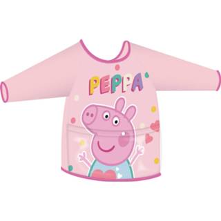 👉 Roze PVC Nickelodeon Kliederschort Lang Peppa Pig One-size 8430957138662