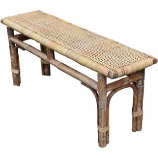 👉 Rotan Bankje Webbing - 110x30xh45 Cm 7448144093084