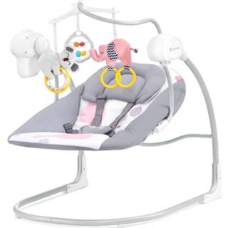 Schommelstoel roze kinderen baby's Kinderkraft - Minky Babyswing Babyschommel 66 X 64 63 Cm 4 Kg 5902533909070