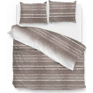 👉 Dekbedovertrek katoen Zo!home Zen - Lits-jumeaux (240x200/220 Cm + 2 Slopen) Taupe 8718518319133