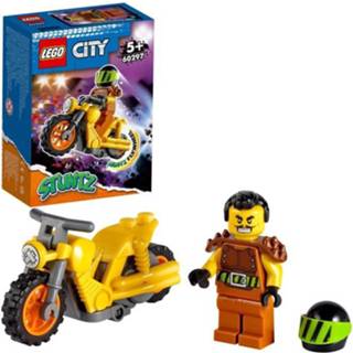 👉 Sloop kinderen Lego 60297 City Stuntz Stuntmotorfiets, Pull-back Speelgoedmotorset Voor +5 Jaar Met Opzwepende Figuur 5702016912715