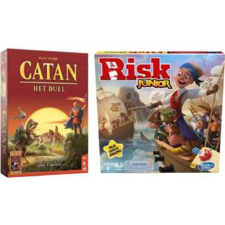 👉 Kaartspel Spellenbundel - 2 Stuks Catan: Het Duel & Risk Junior 8720663094414