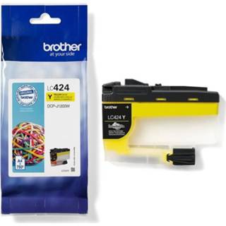 👉 Inktcartridge geel Lc424y - Brother 750 Pagina's Hoog Rendement Voor Dcp-j1200w 4977766810470