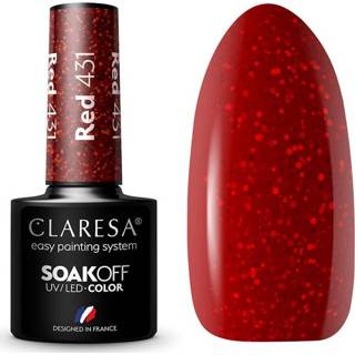 👉 Rood One Size GeenKleur Claresa UV/LED Gellak #431 - 5ml. 8720143153082