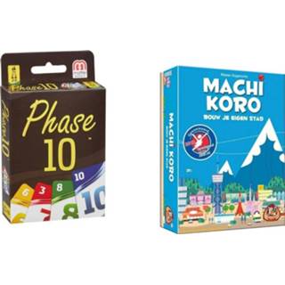 👉 Kaartspel Spellenbundel - 2 Stuks Phase 10 & Machi Koro Basisspel 8720663064622