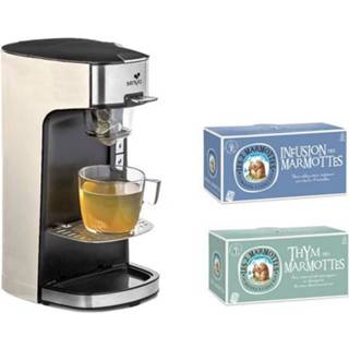 👉 Dag crème blikken Senya Tea Time Theemaker, Theepot En 2 Les Marmottes Thee (Tijm + Infusie Des Marmottes) 3760256511220