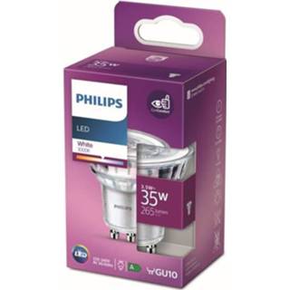 👉 Ledlamp Philips Equivalente Led-lamp 35w Gu10 Wh 36d Niet-dimbaar 8718699775650