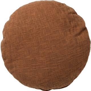 👉 Sierkussen bruin katoen Dutch Decor Abey - Van 50 Cm Tobacco Brown 8714165649203