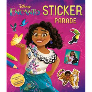 👉 Stickerboek roze papier Deltas Disney Encanto Junior 28,2 Cm 9789044762709