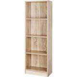 👉 Boekenkast hout Nancy's - Opbergkast Met Verstelbare Planken 40 X 121,5 24 Cm 6013817774716