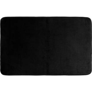 👉 Badmat zwart Quvio 50x80cm - 8719688024889