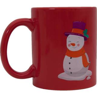 👉 Rood Biggdesign-sneeuwpop-keramische Mok-330 Ml-rood 8681126422925