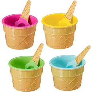 👉 Decopatent® 4-delige Ijsbeker Set - Bestaande Uit: 2x Ijsbekers En 6426048514547