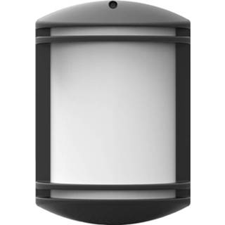 Buitenlamp zwart kunststof Led Tuinverlichting - Wandlamp Achina 4 Bewegingssensor Mat E27 Fitting Ovaal 6013936350372