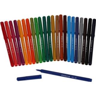 👉 Viltstift fiber Staedtler Viltstiften 325 Club 1,0 Mm 13 Cm 24 Stuks 4007817015728