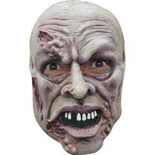 👉 Gezichtsmasker rood PVC One-Size Color-Rood Partychimp Zombie 7 886390271356