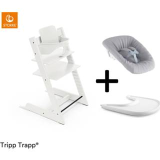 👉 Trap wit active Stokke® Tripp Trapp® Compleet + Newborn Set™ Tray - White 2500001510471