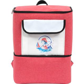 👉 Koeltas Color-Meerkleurig One Size meisjes roze Anemoss Sailor Girl - Koelrugzak Lunchtas 17L 8681126433266