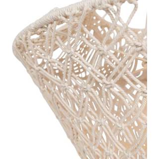 👉 Lampenkap One Size beige Macrame naturel 90 cm 8718881093500