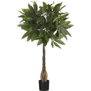👉 Kunstplant groen plastic One Size Pachira H80 x Ø60 cm pot 8718861988734