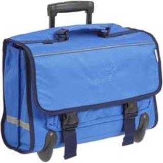 👉 Trolley middel meerkleurig Overige merken Kangourou boekentas met dubbele trekstang - schooltas navy 44cm 5400141082265