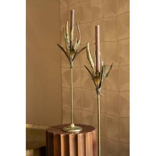 👉 Kandelaar metaal goud One Size Erwin Ronde H102,5 x Ø16 cm 8720014604798