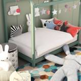 GeenKleur One Size kinderen wit 2-delige Kinderzomerdekbedset 100x135 cm/40x60 cm 8719883686509