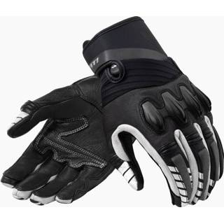 👉 Glove zwart wit l active REV'IT! Gloves Energy Black White 8700001329903