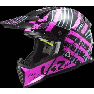 👉 Zwart roze LS s active LS2 Mx437 Fast Evo Verve Black Fluo Pink 6923221113592