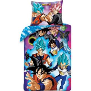 👉 Dekbedovertrek katoen Dragon Ball Z Super Saiyan - Eenpersoons 140 X 200 Cm 5902729045544