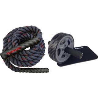 👉 Fitness set Tunturi - Battle Rope 9 Meter Trainingswiel 8720679640025