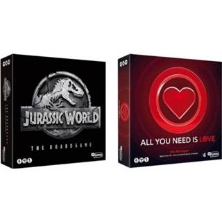 👉 Bordspel Spellenbundel - 2 Stuks Jurassic World The Boardgame & All You Need Is Love 8720663087928