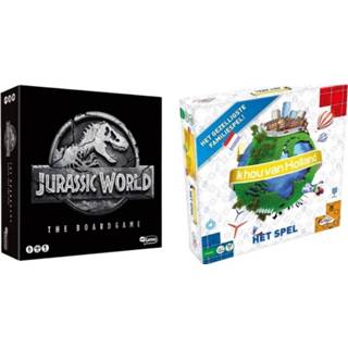 👉 Bordspel Spellenbundel - 2 Stuks Jurassic World The Boardgame & Ik Hou Van Holland 8720663087959