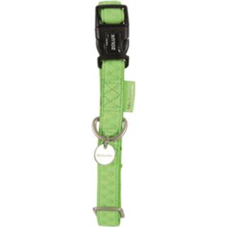 Hondenhalsband groen kunstleer Zolux Macleather 20-40 X 1,5 Cm 3336024351710