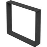👉 Tafelonderstel zwart metaal Bronx71 U-frame (Set Van 2) 8720574921236