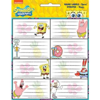 👉 Etiket wit Spongebob Etiketten Junior 2 Stuks 5204549140363