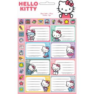 👉 Etiket Hello Kitty Etiketten Glitter Junior 16 Stuks 5204549140387