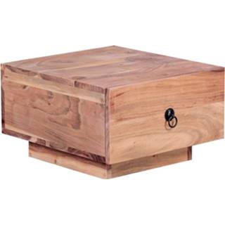 👉 Nachtkastje houten Nancy's Laramie - Massief Acacia Nachtkasten Lade 25cm Hoog 6019910287276