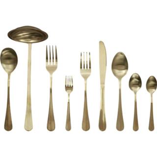 👉 Bestekset RVS goud 4goodz Klassiek 39-delig 6 Persoons - 6013946958964