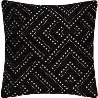 👉 Kussenhoes zwart Chenille Dot - 40 X Cm 3560237580760
