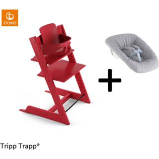 👉 Trap rood active Stokke® Tripp Trapp® Compleet + Newborn Set™ - Warm Red 2500001509789