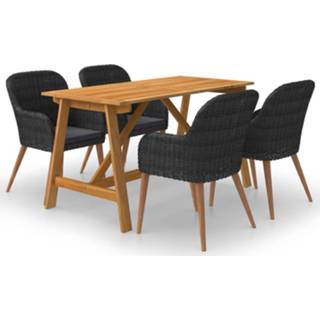 👉 Tuinset zwart active 5-delige 8720286336441