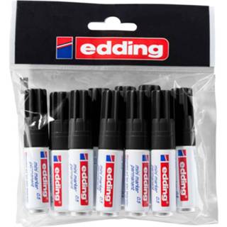 👉 Permanent marker zwart Edding 10 St Mini 0,5 4004764870028