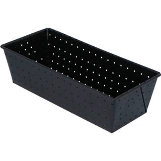 👉 Bakvorm zwart 4goodz Geperforeerde Cake / Brood 26x12x8 Cm - 6013919976964