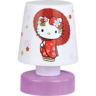 👉 Nachtlamp wit paars rood Hello Kitty Nachtlampje Junior 7,5 X 11,5 Cm Wit/paars/rood 3700057134075